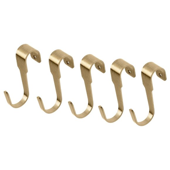 IKEA HULTARP Hook, polished brass color - Picture 1 of 17